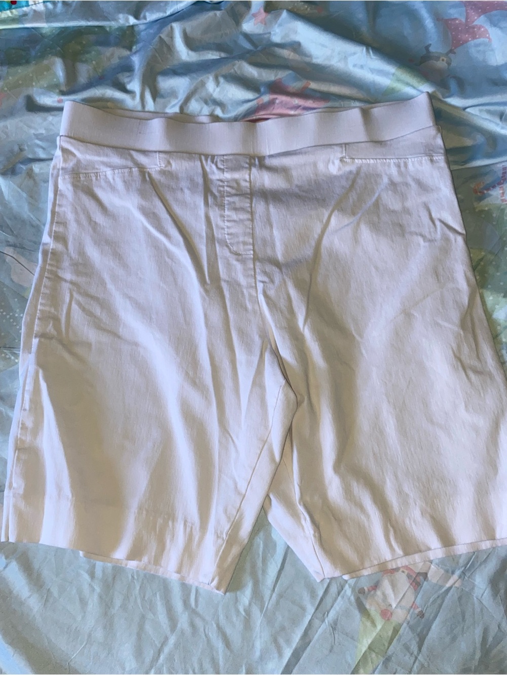 Calvin Klein White Stretch Jean Shorts